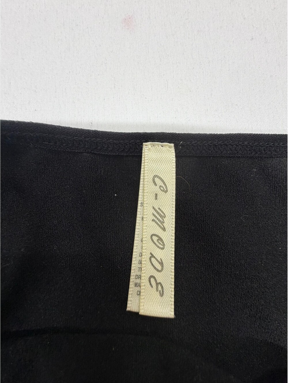C - Mode Women's Tank Top T1006 Pullover Spaghetti Strap One Size Black NWT - Picture 3 of 12